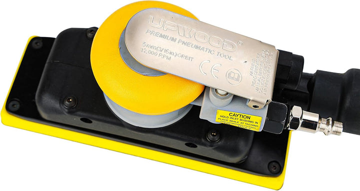 7,6 x 8 Zoll Selbstvakuum-Luft-Schwingschleifer, 70 mm x 198 mm 1/8 Zoll Orbit, 10.000 Max OPM Staub