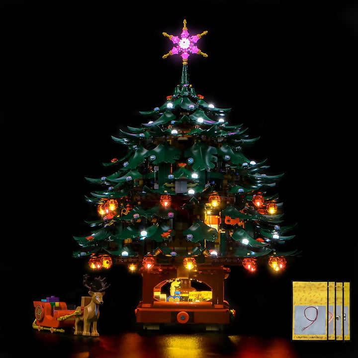 Led Licht Set Kompatibel mit Lego 41843 Family Christmas Tree Decoration (Kein Modell), Dekorationsb