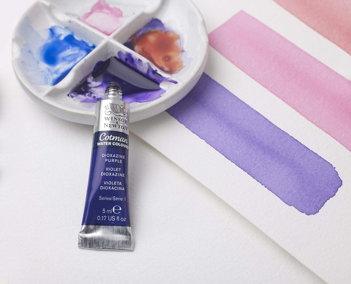Winsor & Newton 390665 Cotman Aquarellfarbenset, ausgezeichnete Transparenz, Farbkraft und Verarbeit