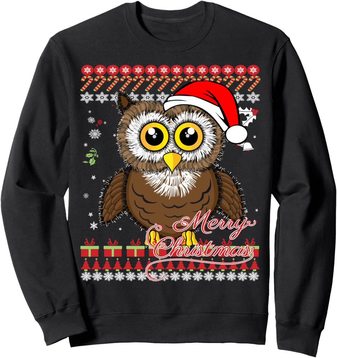 Love Owls Shirt - Eule Ugly Christmas Sweater T-Shirt Sweatshirt