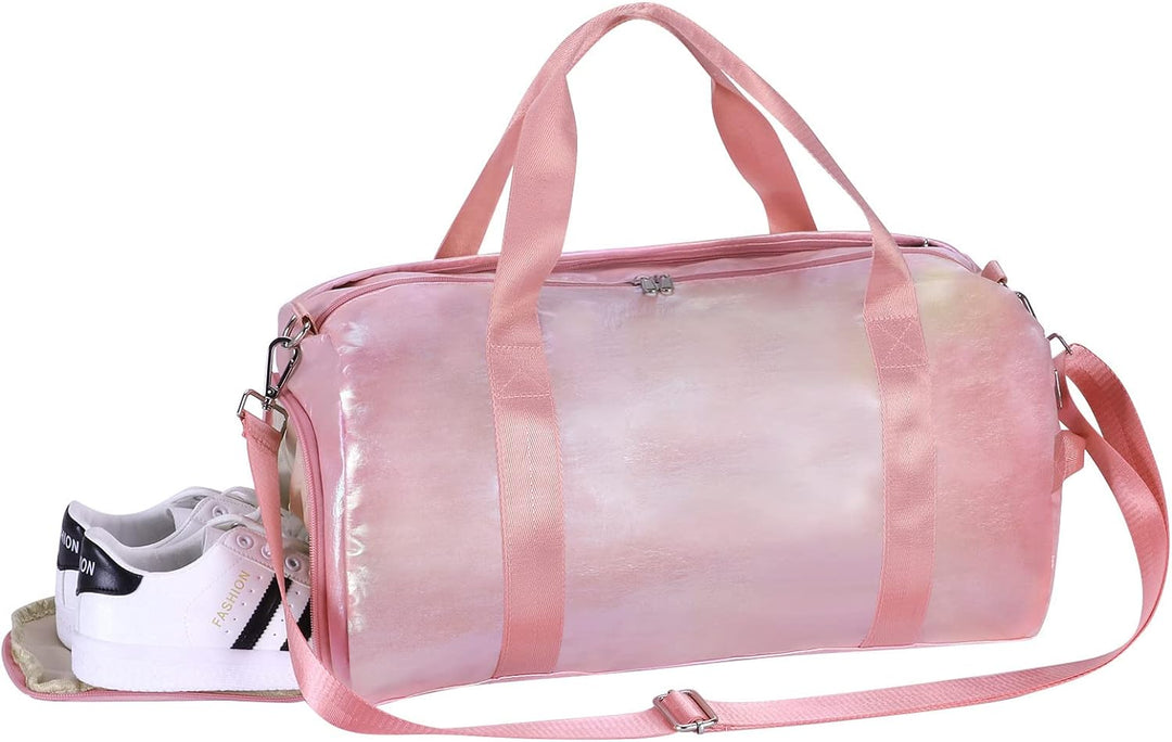 HAWEE Reisetasche Gross Herren Sporttasche Weekender Damen Faltbare Gym Bag mit Schuhfach & Nassfach