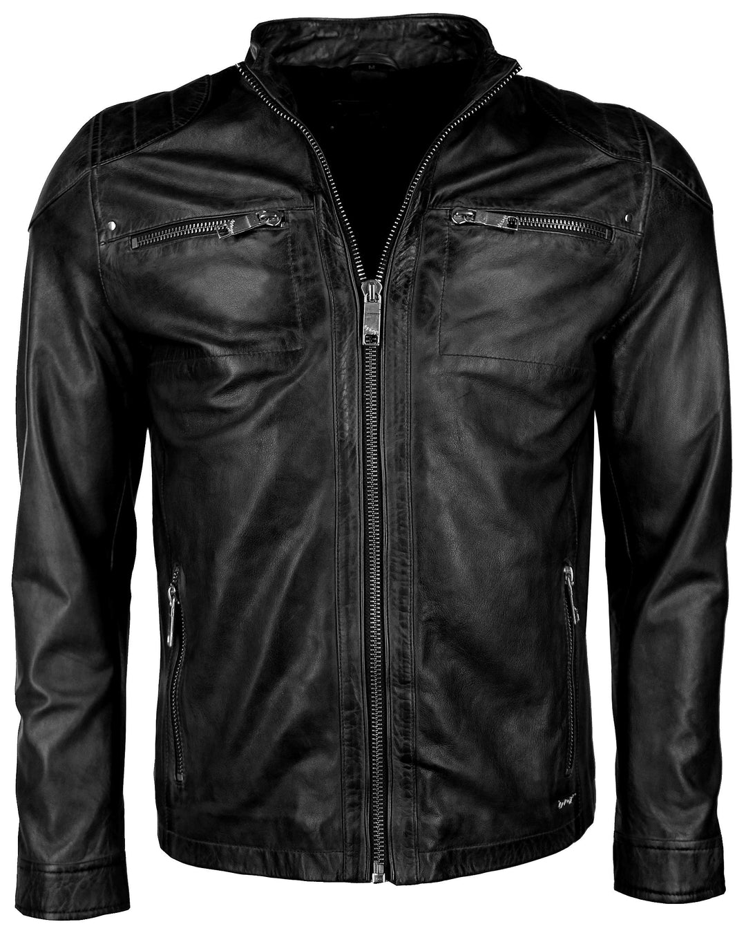 MAZE Herren Lederjacke Flint Black 3XL