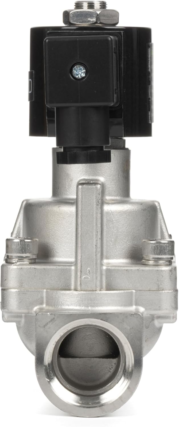U.S. Solid 1 Zoll Hochdruck Magnetventil – 160 bar, Edelstahl, 12V DC, Hochtemperaturbeständig (-60