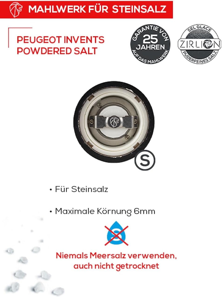 Duo, elektrisch, u´Select, 15 cm, Pfeffermühle, carbon u. Salzmühle, aluminium, wiederaufladbar Duo