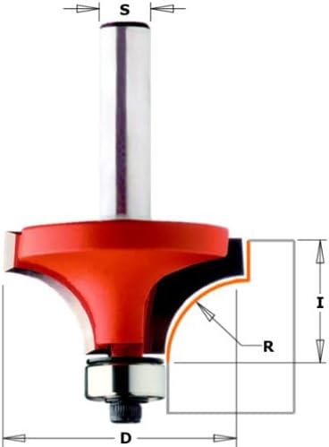CMT Orange Tools 738.167.11 – Erdbeere R. Concavo mit rodam. HM S 6 I 12.7 R 2 D 16.7