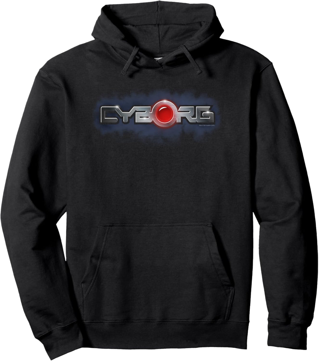 Justice League Cyborg Title Pullover Hoodie