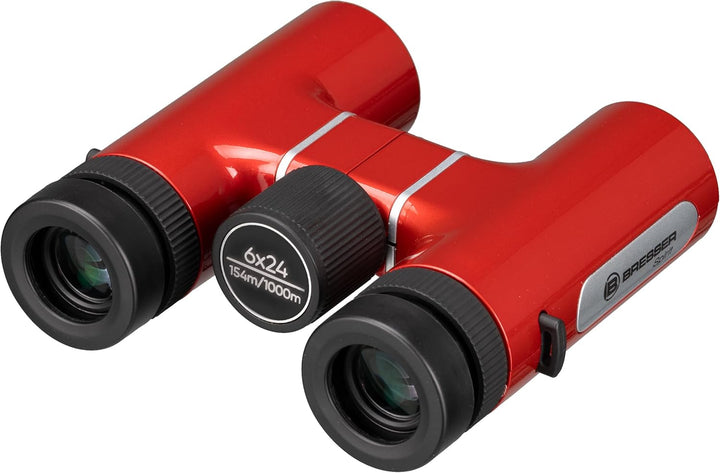 Bresser Kompakt-Fernglas 6x24 für Outdoor und Reisen, 6-Fach Zoom, 154 m Sehfeld, 185 g leicht