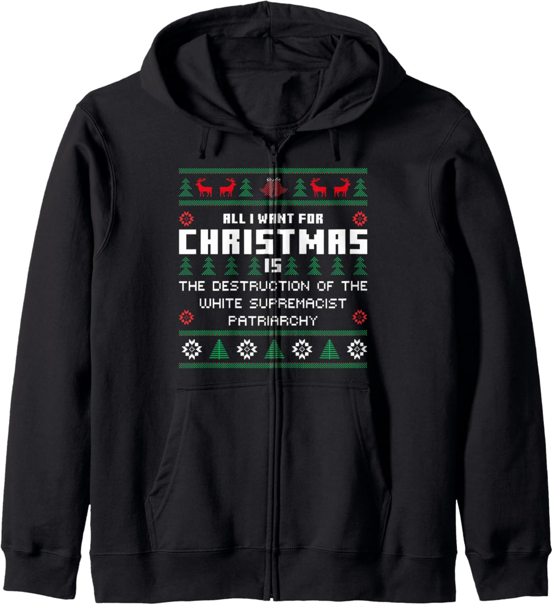 Feminismus Feministin Ugly Christmas Sweater Kapuzenjacke