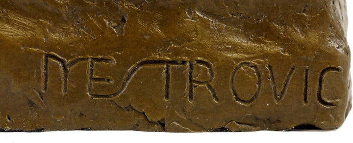 Kunst & Ambiente - Moderne Bronzefigur - Vestal Virgin - signiert - Ivan Mestrovic Skulptur - Figur