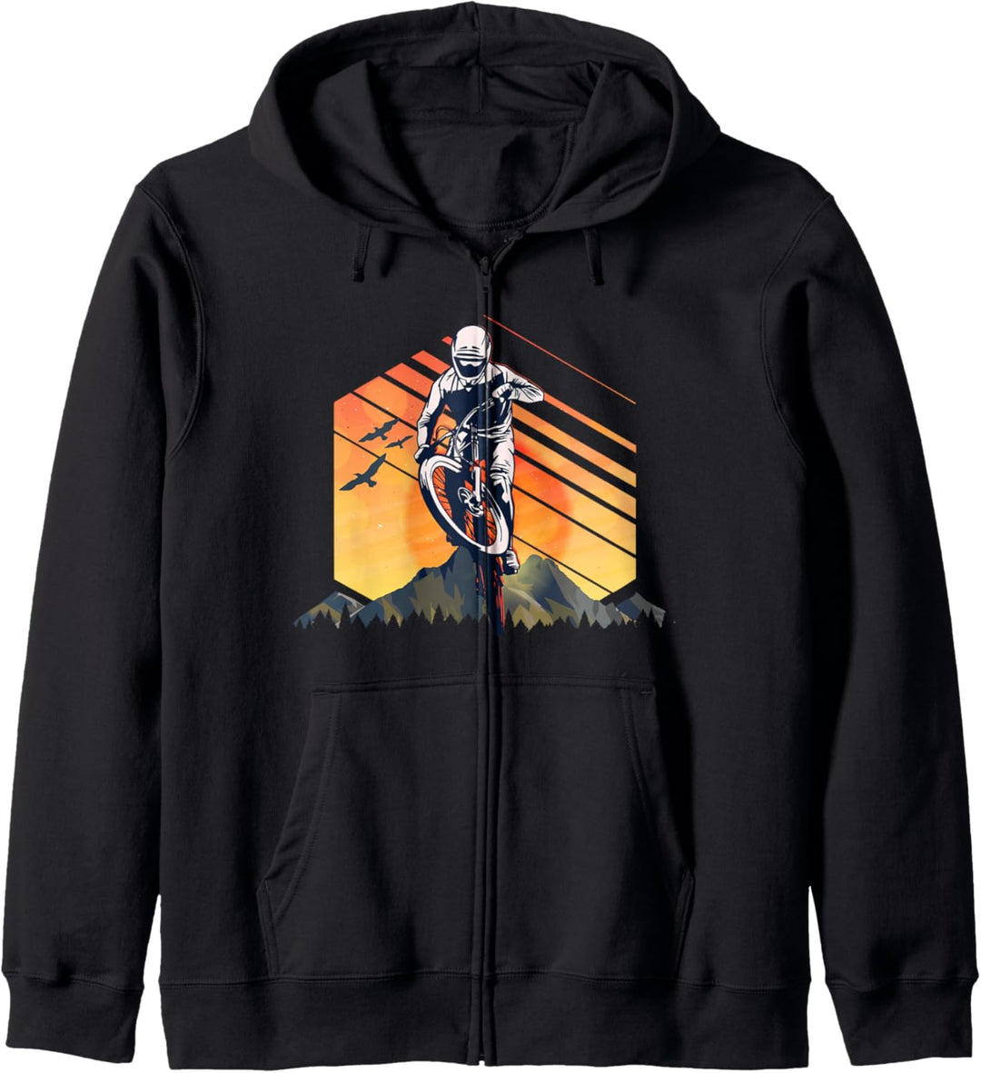 MTB Mountainbike Mountainbiker Bike BMX Fahrrad MTB Kapuzenjacke