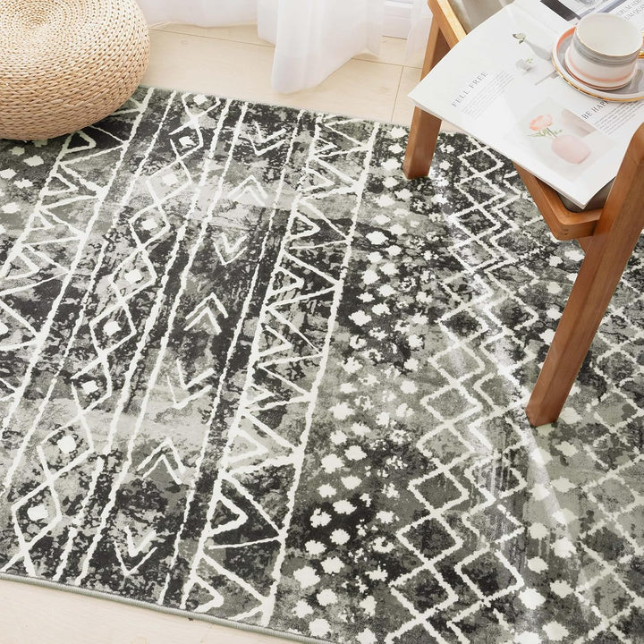 Carvapet Läufer Teppich 90x150cm rutschfest Lang Küchenteppich Waschbar Teppichläufer Weiche Mikrofa