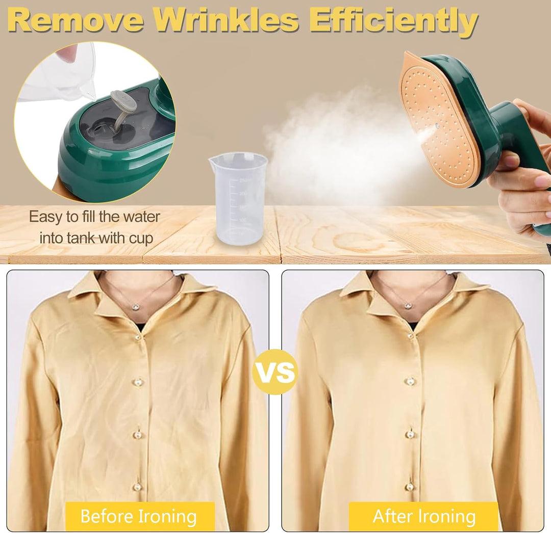 Tragbarer Mini Bügeleisen Faltbares Reise Bügeleisen Dampfbügeleisen Mini Dampfbügeleisen Handbügelm