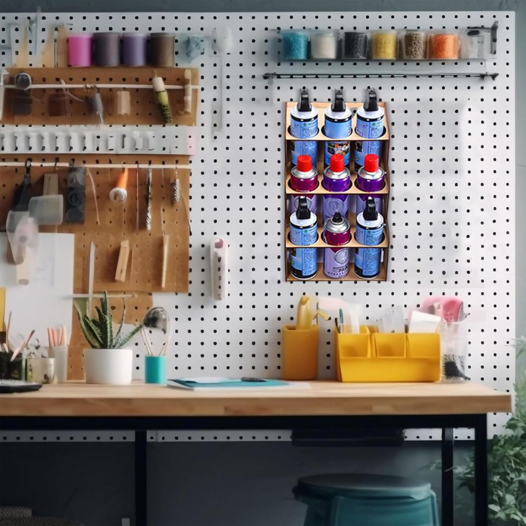 Aerosol Can Holder | 9-Fach Halter für Sprühdosen und Schmiermittel - Multifunktionsablage Für Kunst