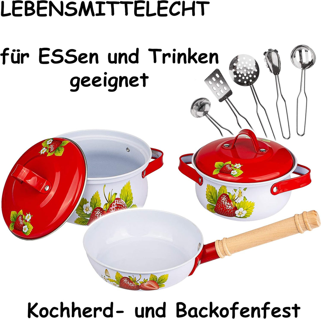alles-meine.de GmbH Puppenküche - Geschirr &amp; Zubehör Verschiedene Modelle wählbar 11 TLG. grosses Se