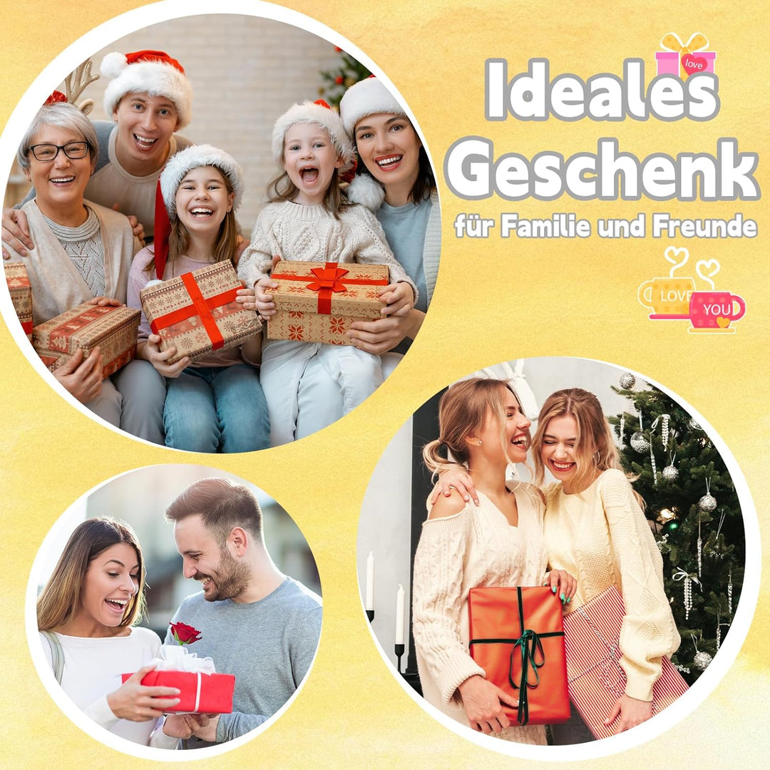 Coopay Häkelset für Anfänger – 3 Grössen – runde Körbe – mit Anleitung – DIY mit Wolle, lernen Häkel