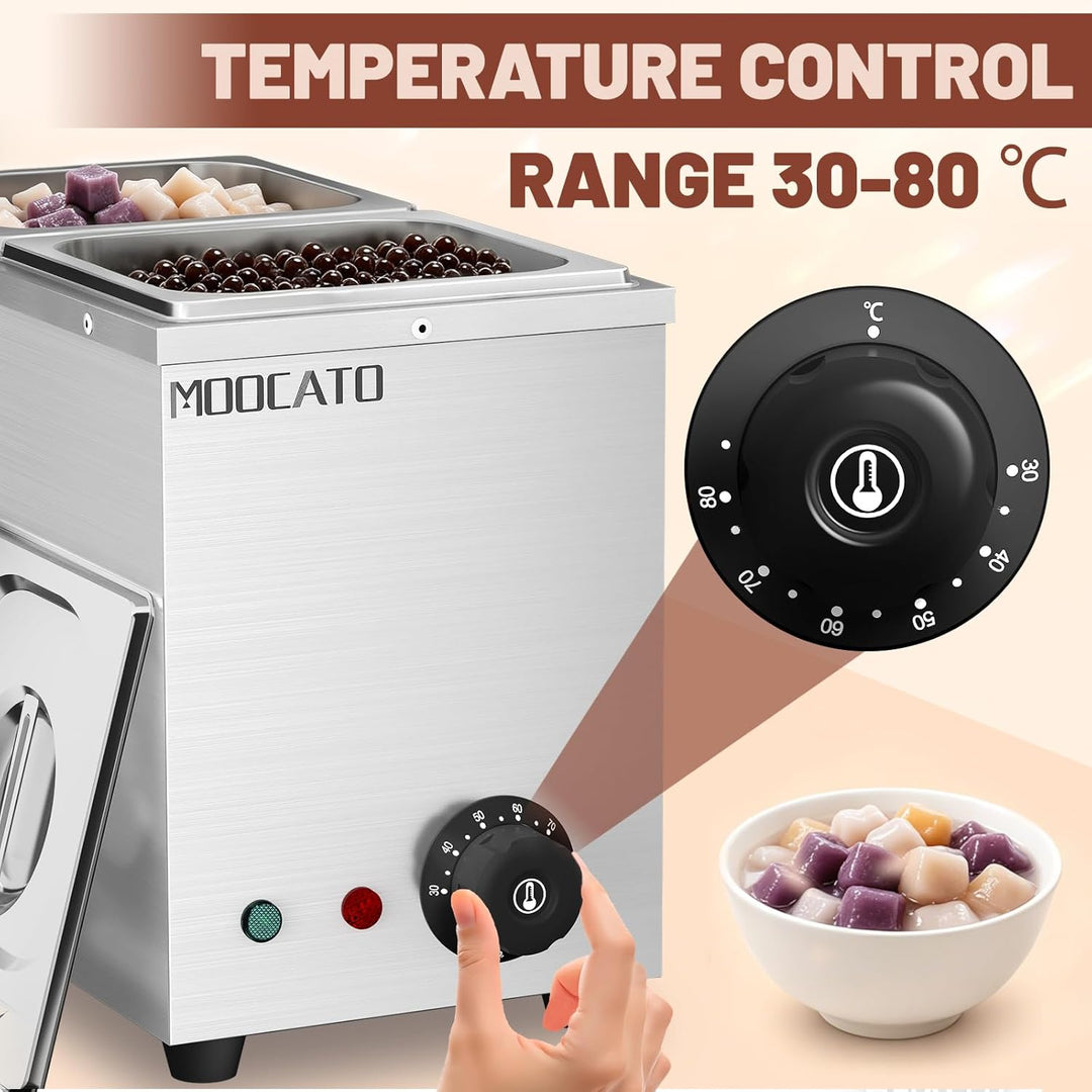 Schokolade Schmelztiegel, Schokolade Temperiermaschine 2 Töpfen Elektrische Schokolade Schmelzgerät