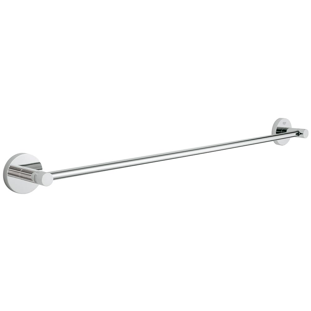 GROHE Essentials - Badetuchhalter (Material: Metall, 600mm, zum bohren oder kleben), chrom, 40366001