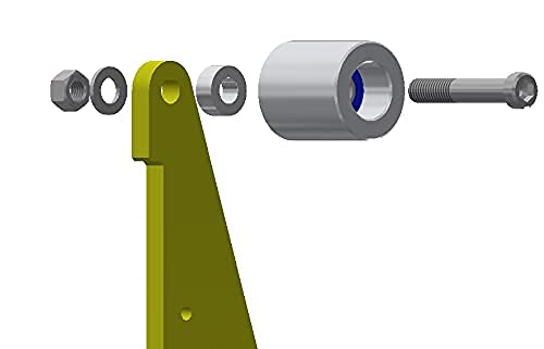 Set mit 2 CNC-gefrästen Bandschleifern für Messerschleifer Ø 50 mm - 55 mm