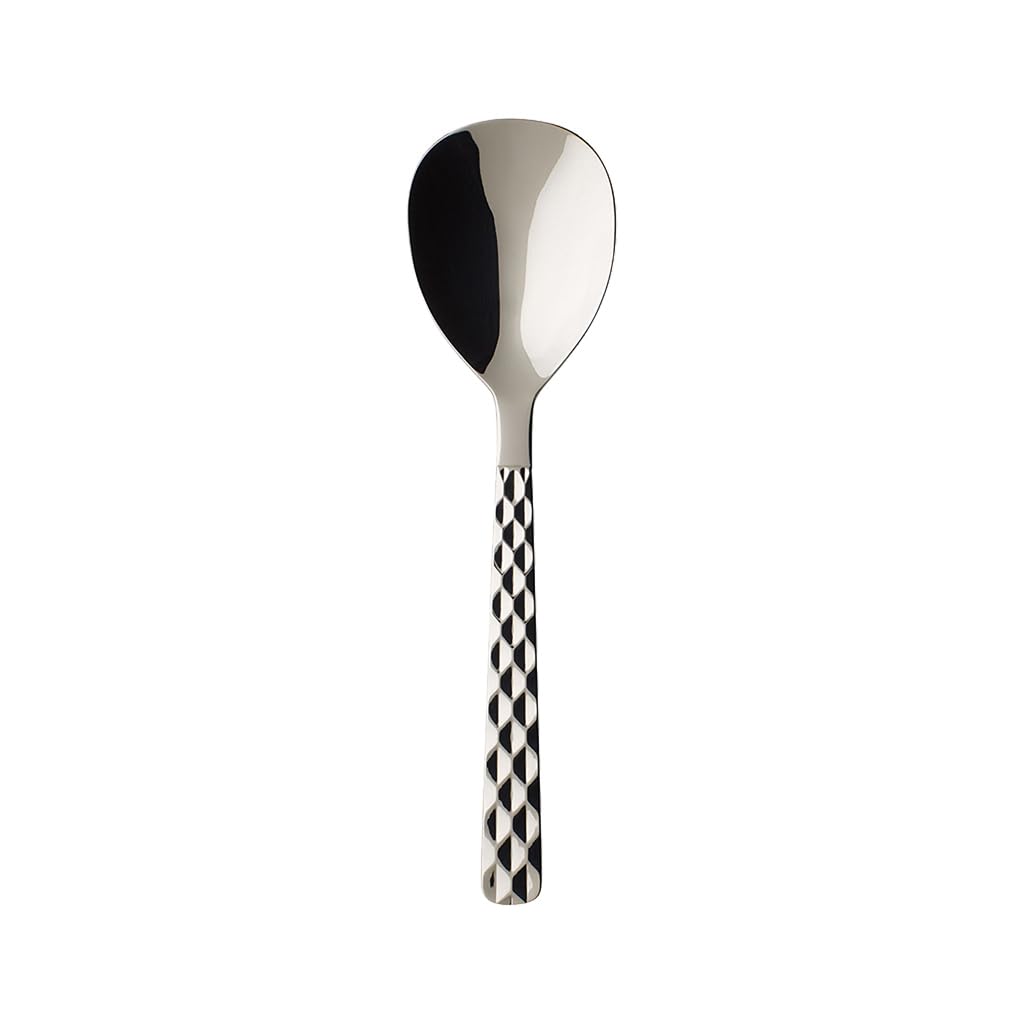 Villeroy und Boch Boston Gemüselöffel, 24,4 cm, Edelstahl Servierlöffel, Servierlöffel