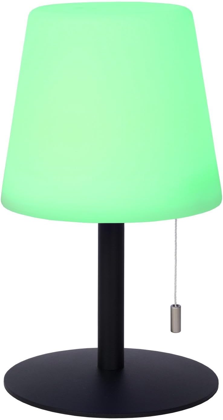 LUCIDE RIO - wiederaufladbare Tischlampe Innen/Aussen - Akku/Batterie - Ø 15,5 cm - LED Dim. - 1x1,8