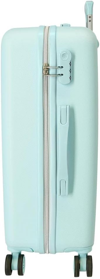 Disney Minnie Teen Koffer-Set, blau, 55/65 cm, starr, ABS-Kombinationsverschluss, seitlich, 91 l, 6