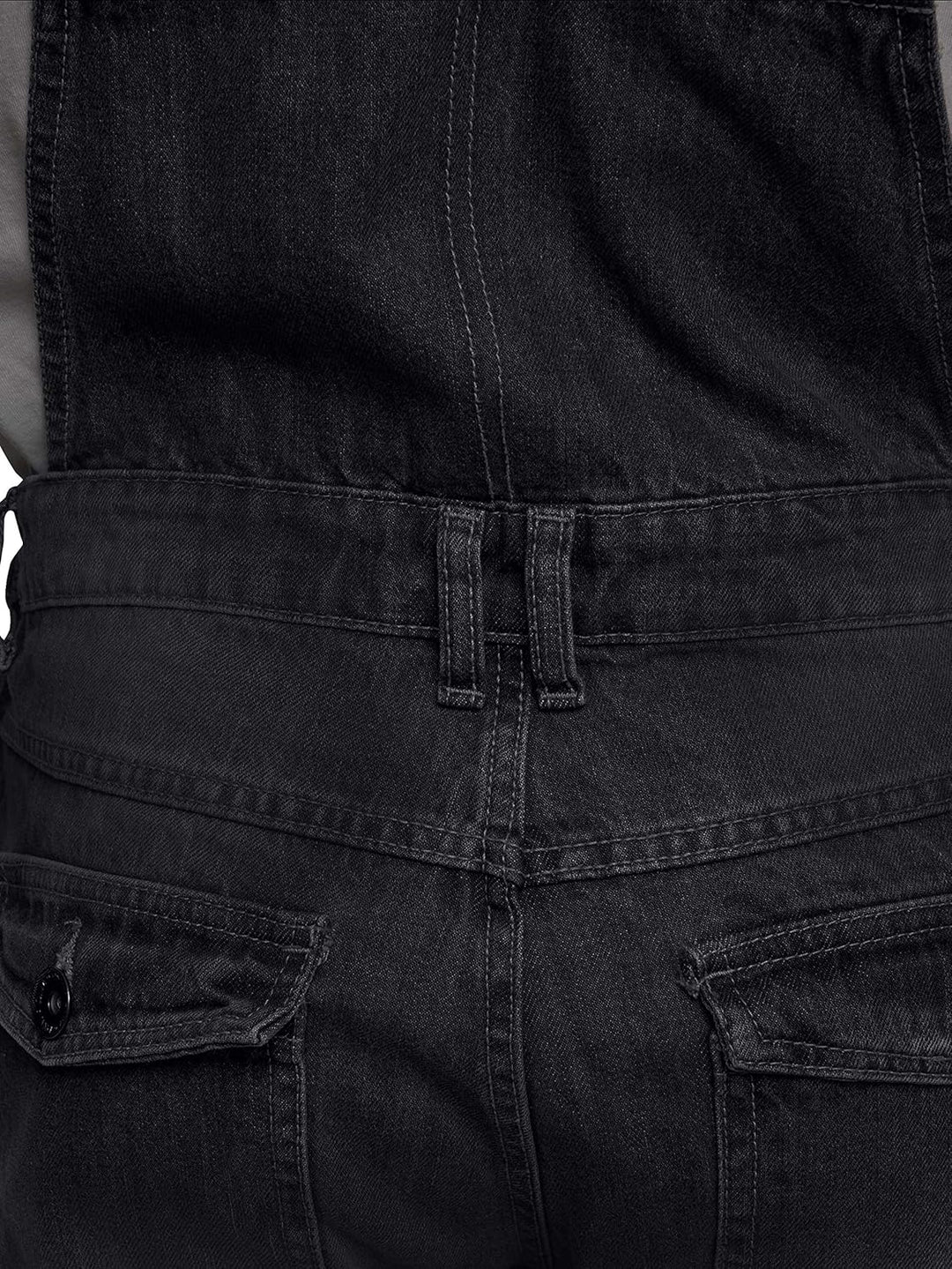 989Zé ENZO Latzhose für Herren, Jeansblau, Arbeitsmode, Latzhose, lässiger Overall, Jeans, Taillengr