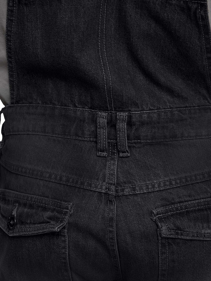 989Zé ENZO Latzhose für Herren, Jeansblau, Arbeitsmode, Latzhose, lässiger Overall, Jeans, Taillengr