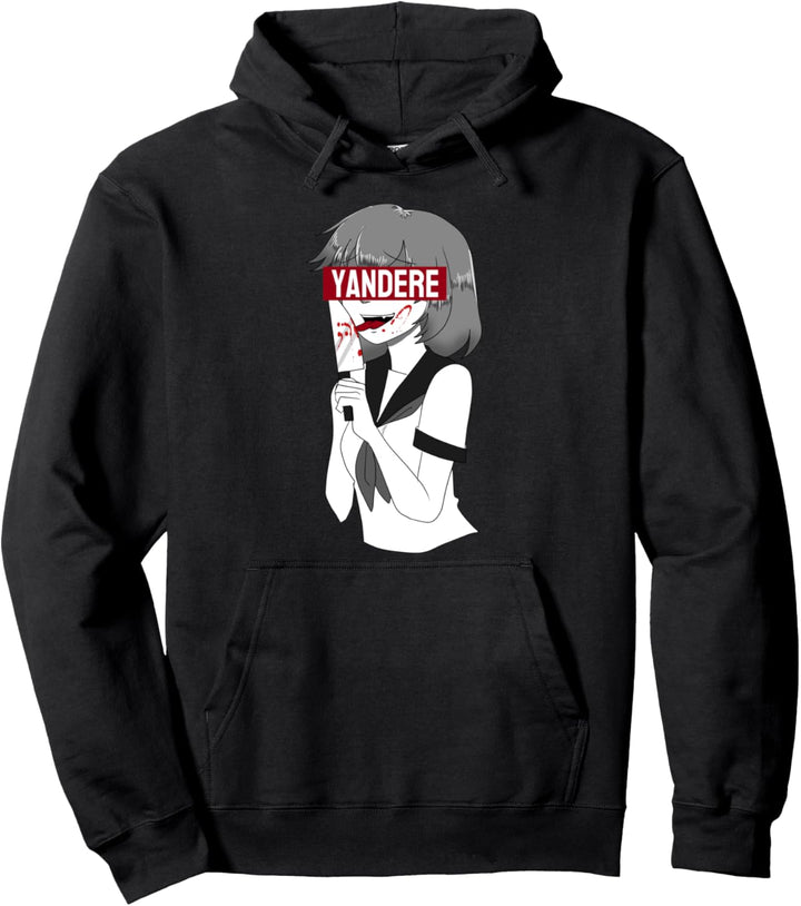 Yandere Anime Girl I Japanisches Anime Yandere Pullover Hoodie