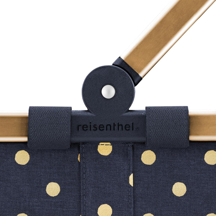 reisenthel carrybag frame metallic dots blue – Stabiler Einkaufskorb mit viel Stauraum und praktisch