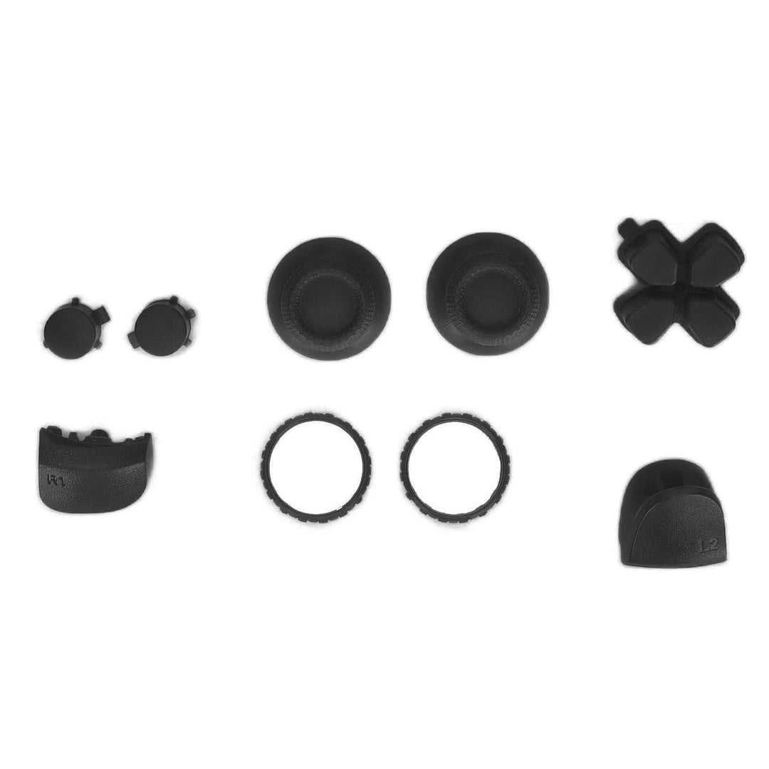 Game Controller Tasten, ABS L2 R2 Full Buttons Set Ersatz, Button Repair Kit Ersatztasten Fit für PS
