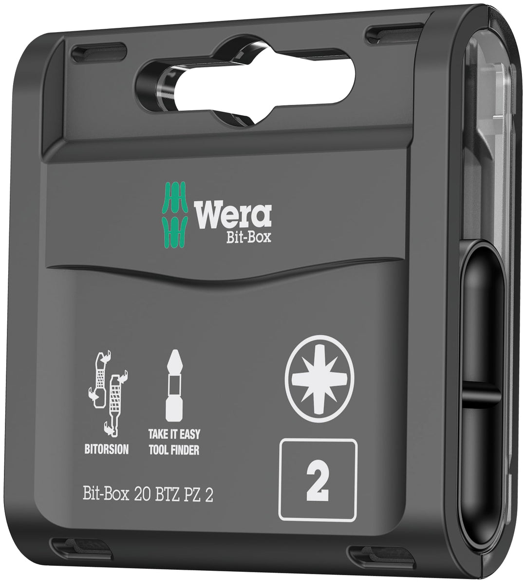 Wera 05057761001 Box 20 BTZ PZ 2 Bit-Sortiment, Stück, farbe, size, 2 x 25 mm