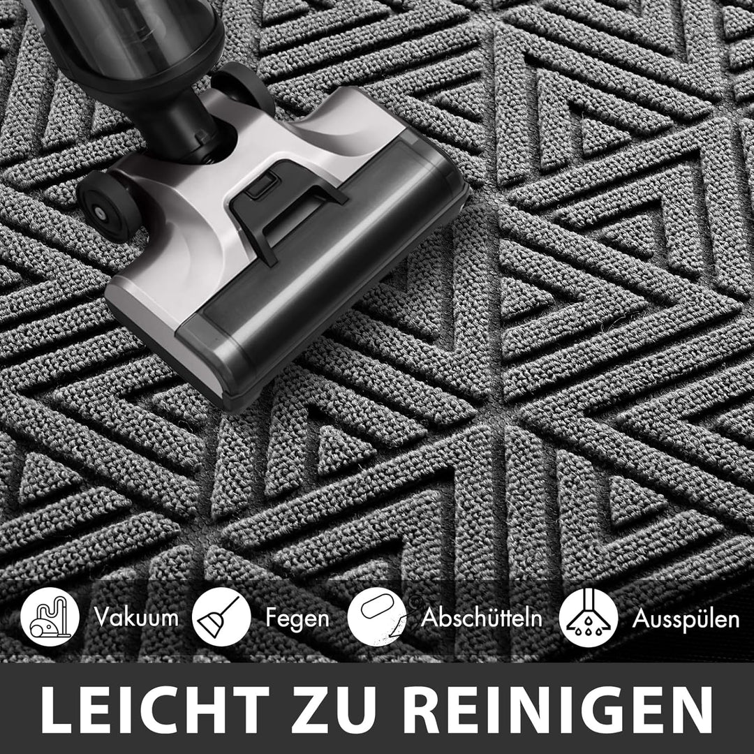 Yimobra Fussmatte für den Aussenbereich, strapazierfähige und langlebige Eingangsmatte für den Ausse