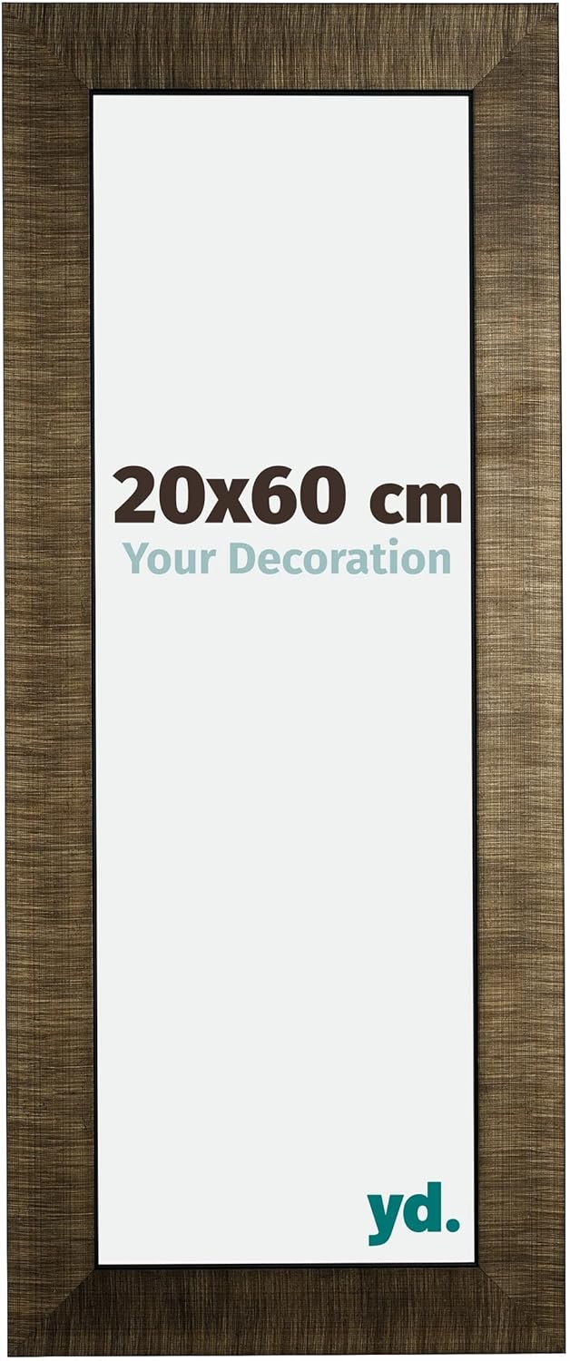 yd. Your Decoration - Bilderrahmen 20x60 cm - Bilderrahmen aus Holz mit Acrylglas - Antireflex - Aus