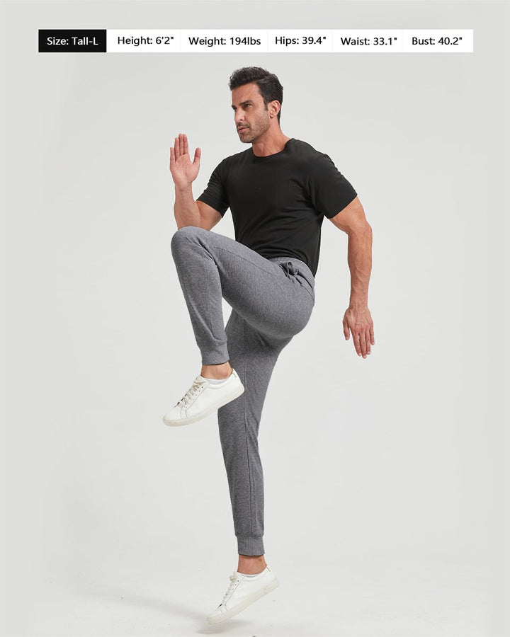 Zylioo Lang/Extra Lang Jogginghose Herren Lang Beine,Sommer Sporthose Sweathose Trainingshose Sweatp