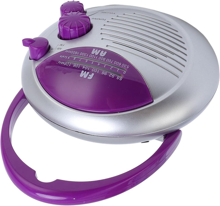 Hängende Duschfunk Radio AM FM, IPX4 wasserdichte Batteriebetriebene Badezimmerradio mit Oberster Gr