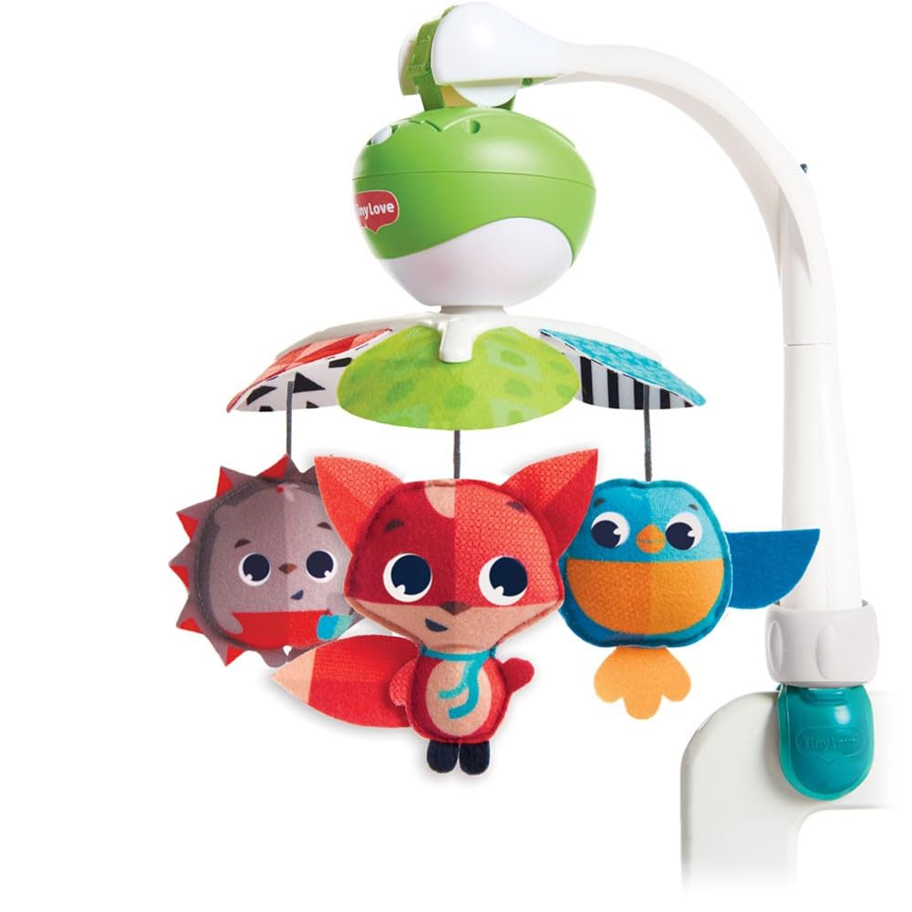 Tiny Love Take Along Mobile, 3-in-1 Musik Mobile Baby Elektrisch, 0+ Monate, Mobile Babybett, Mobile