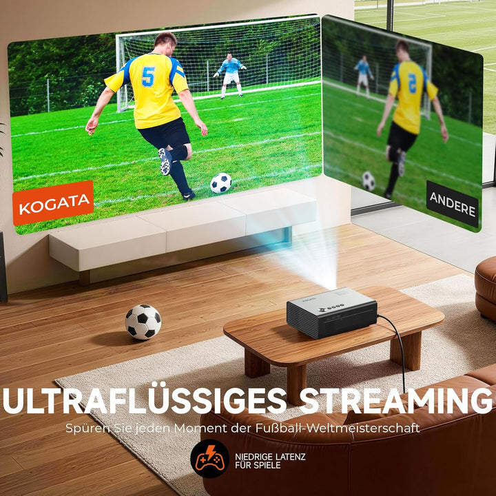 4K Smart Beamer mit VIDAA, kompatibel mit Netflix-App, Dolby Audio & HDR10+ | KOGATA Original AirPla