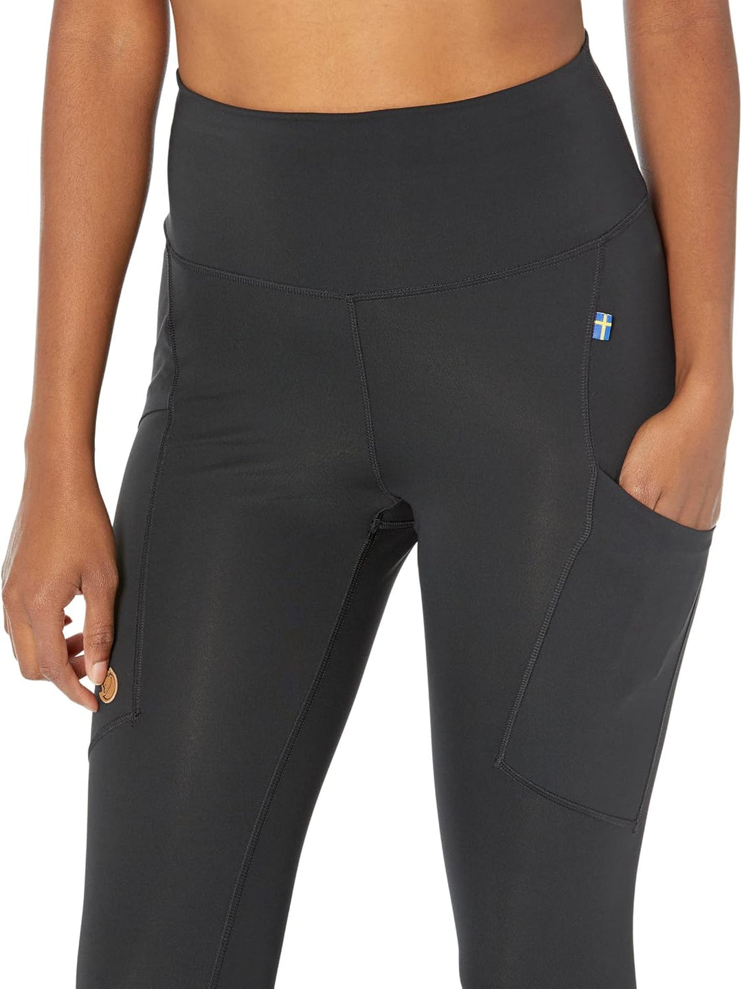 FJALLRAVEN Damen Pants Abisko Tights W XXS Schwarz, XXS Schwarz