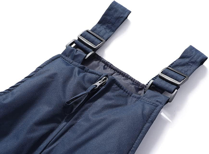BenBoy Kinder Skihose Schneehose Wasserdicht Softshellhose Gefüttert Warm Hosenträgerhose Latzhose W