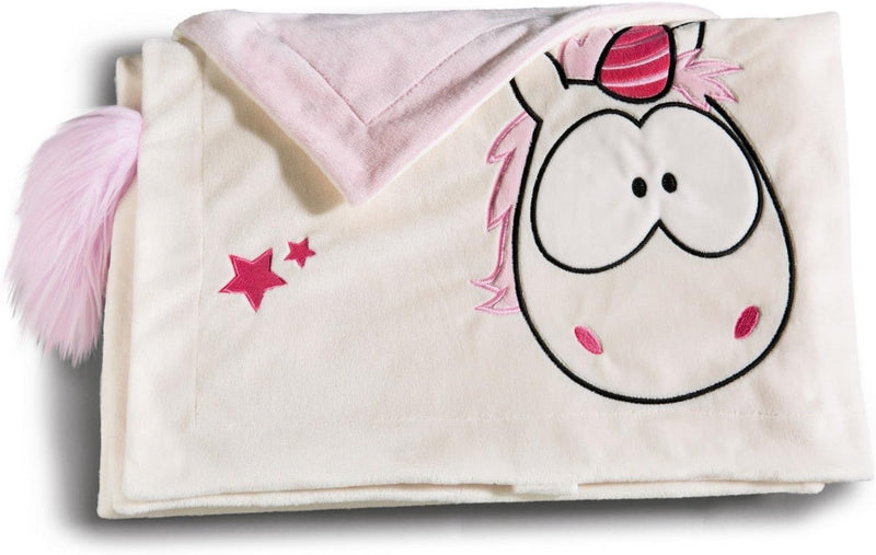 NICI 40968.0 - Einhorn Theodor & Friends Plüschdecke, 175 x 140cm