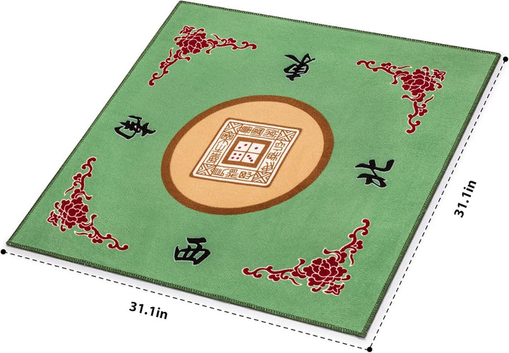 Yellow Mountain Imports Tischauflage für Mahjong, Poker, Kartenspiele, Brettspiele, für alle Spielst