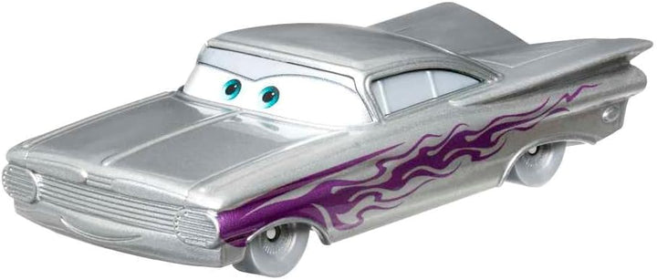 DISNEY Pixar Cars 5er-Pack - Lightning McQueen, Sally, Hook, Flo, Ramone, Platindekoration, Massstab