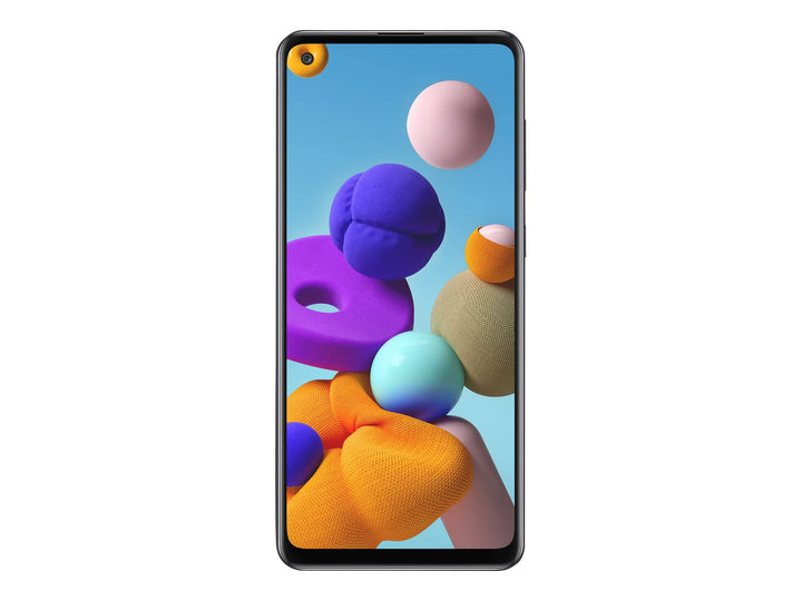 Samsung A217F Galaxy A21s 32 GB (Schwarz) ohne Simlock, ohne Branding, Schwarz, SM-A217FZKNEUB Deuts