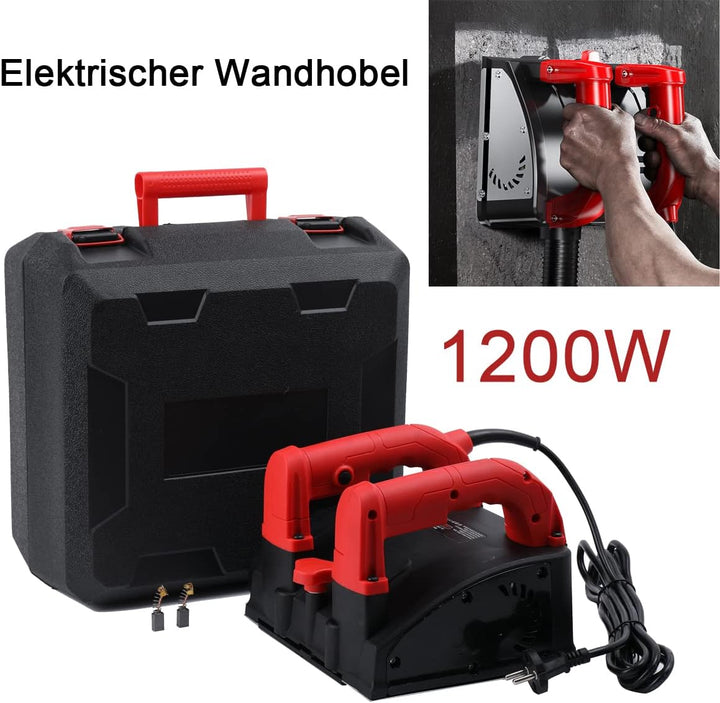 1200W Elektrischer Wandhobel Betonschaufelmaschine Elektro Wandhobelmaschine Wandhobel Elektrohobel
