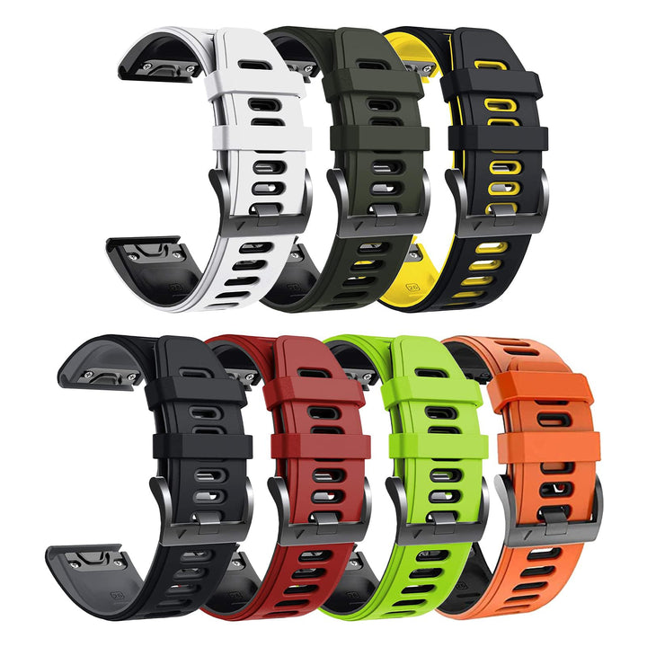 NotoCity Armband für Garmin Fenix 6x/6x Pro/5x/5x Plus/7x/7x Pro, Quickfit 26mm Uhrenarmband für Gar