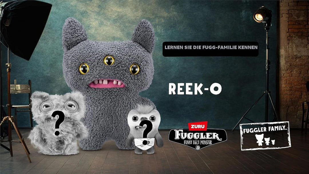 Fuggler Fugg Familie von ZURU Funny Ugly Monster, Plüsch, zum Sammeln, Spielzeug (Reeko), Reeko