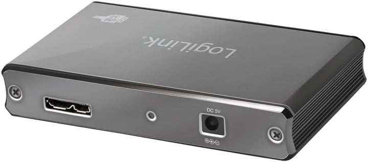 LogiLink UA0282 USB 3.0 Hub 4-Port mit ?berstromschutz schwarz/Aluminum