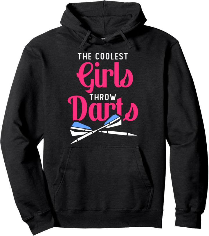 Coolest Dartscheibe für Mädchen, Pfeil-Dartscheibe Pullover Hoodie