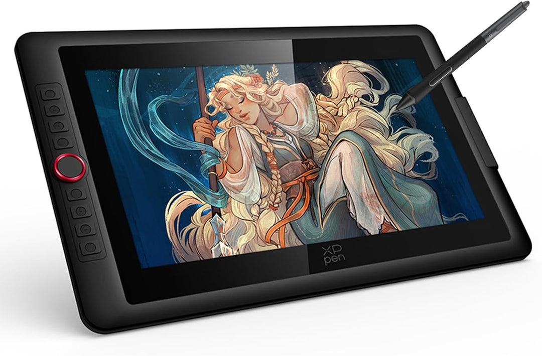 XPPen Artist 15,6 Pro V2 Zeichentablet, 15,4 Zoll Grafikdisplay mit vollständig laminiertem Bildschi