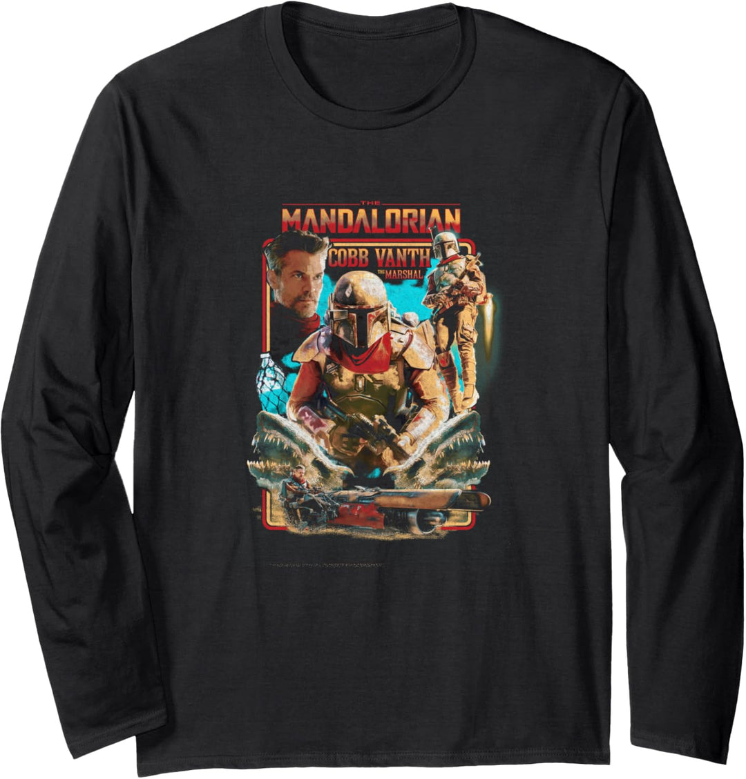Star Wars: The Mandalorian Cobb Vanth Mando Helmet Langarmshirt